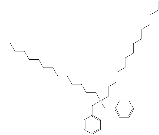 Di(5-tetradecenyl)dibenzylaminium 结构式