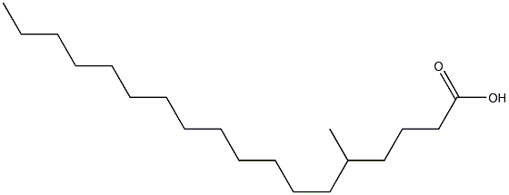 5-Methyloctadecanoic acid 结构式