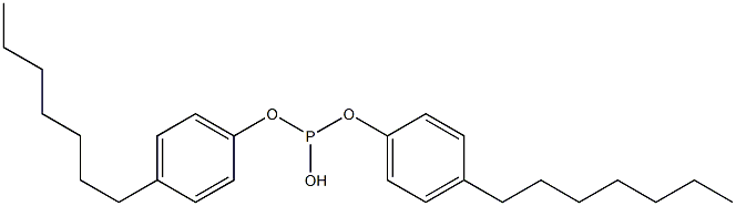 Phosphorous acid di(4-heptylphenyl) ester 结构式