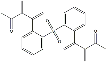 [3-Oxo-1,2-bis(methylene)butyl]phenyl sulfone 结构式