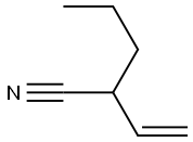 2-Propyl-3-butenenitrile 结构式