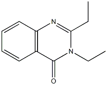 2,3-Diethyl-3,4-dihydroquinazoline-4-one 结构式