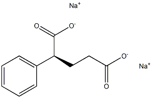 [S,(+)]-2-Phenylglutaric acid disodium salt 结构式