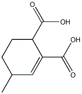 4-Methyl-2-cyclohexene-1,2-dicarboxylic acid 结构式