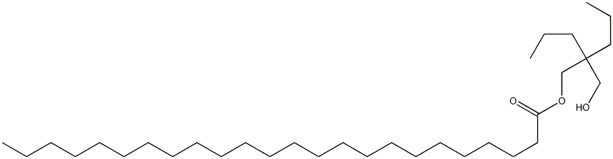 Tetracosanoic acid 2-(hydroxymethyl)-2-propylpentyl ester 结构式