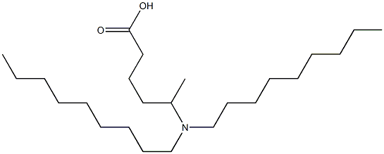 5-(Dinonylamino)hexanoic acid 结构式