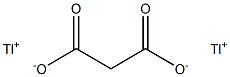 Malonic acid thallium salt 结构式