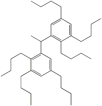 3,3'-Ethylidenebis(1,2,5-tributylbenzene) 结构式