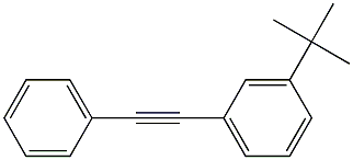1-Phenyl-2-(3-tert-butylphenyl)ethyne 结构式