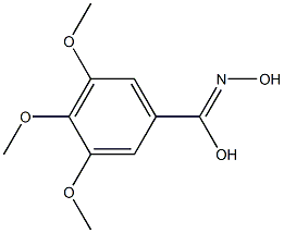 3,4,5-Trimethoxybenzohydroximic acid 结构式