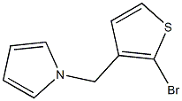 2-Bromo-3-[(1H-pyrrol-1-yl)methyl]thiophene 结构式
