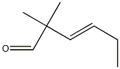 2,2-Dimethyl-3-hexenal 结构式