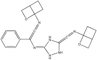 3,5-(Benzylimino)bis[ethyleneoxyethylene(ethylimino)methylene]-1H-1,2,4-triazole 结构式