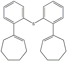 1-Cycloheptenylphenyl sulfide 结构式