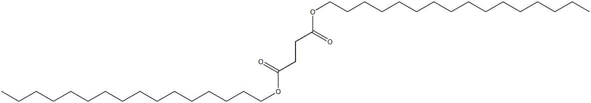 Succinic acid dihexadecyl ester 结构式