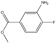 3-Amino-4-fluorobenzoic acid methyl ester 结构式