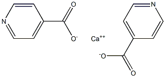 Bis(4-pyridinecarboxylic acid)calcium salt 结构式