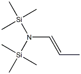 [(E)-1-Propenyl]bis(trimethylsilyl)amine 结构式