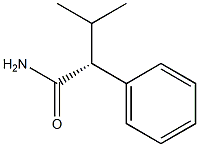 [R,(-)]-3-Methyl-2-phenylbutyramide 结构式