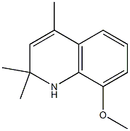 2,2,4-Trimethyl-8-methoxy-1,2-dihydroquinoline 结构式