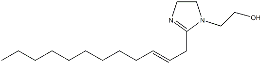 2-(2-Dodecenyl)-2-imidazoline-1-ethanol 结构式