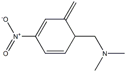 4-Nitro-N,N-dimethyl-6-methylene-2,4-cyclohexadiene-1-methanamine 结构式