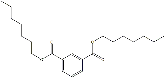 1,3-Benzenedicarboxylic acid diheptyl ester 结构式