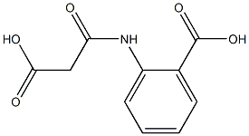 3-(o-Carboxyanilino)-3-oxopropionic acid 结构式