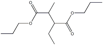 Pentane-2,3-dicarboxylic acid dipropyl ester 结构式