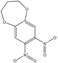 7,8-Dinitro-3,4-dihydro-2H-1,5-benzodioxepin 结构式
