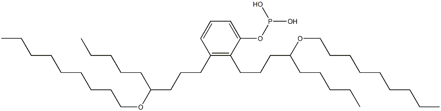 Phosphorous acid bis[4-(nonyloxy)nonyl]phenyl ester 结构式