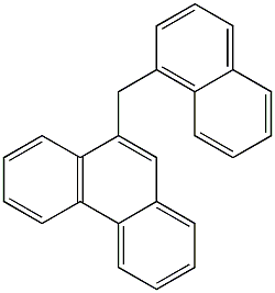 9-(1-Naphtylmethyl)phenanthrene 结构式