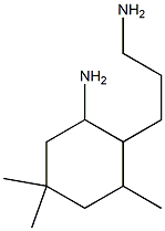 3,5,5-Trimethyl-2-(3-aminopropyl)cyclohexylamine 结构式