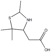 2-(2,5,5-Trimethylthiazolidin-4-yl)acetic acid 结构式