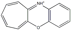 11-Aza-5-oxa-5H-cyclohepta[b]naphthalene-11-cation 结构式