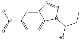 1-(5-Nitro-1H-benzotriazol-1-yl)-1-propanol 结构式