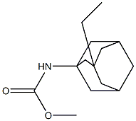 (3-Ethyladamantan-1-yl)carbamic acid methyl ester 结构式