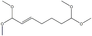 1,1,7,7-Tetramethoxy-2-heptene 结构式