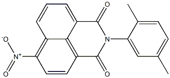 N-(2,5-Dimethylphenyl)-4-nitro-1,8-naphthalenedicarboximide 结构式