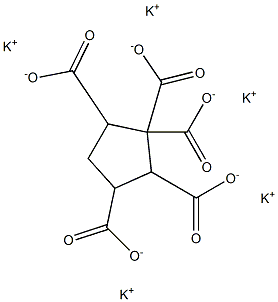 1,1,2,3,5-Cyclopentanepentacarboxylic acid pentapotassium salt 结构式