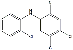 2,4,5-Trichlorophenyl 2-chlorophenylamine 结构式