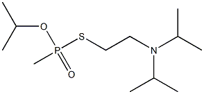 Methylphosphonothioic acid O-isopropyl S-[2-(diisopropylamino)ethyl] ester 结构式