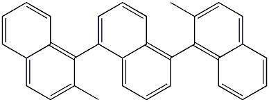 5-(2-Methyl-1-naphtyl)-2'-methyl-1,1'-binaphthalene 结构式