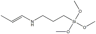 3-(Trimethoxysilyl)-N-(1-propenyl)propan-1-amine 结构式