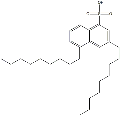 3,5-Dinonyl-1-naphthalenesulfonic acid 结构式