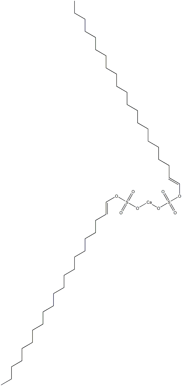 Bis[(1-henicosenyloxy)sulfonyloxy]calcium 结构式