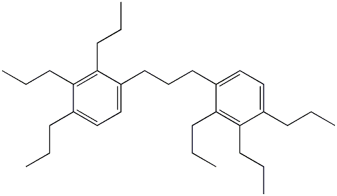 4,4'-(1,3-Propanediyl)bis(1,2,3-tripropylbenzene) 结构式