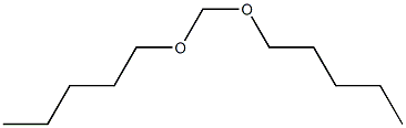 Bis(pentyloxy)methane 结构式