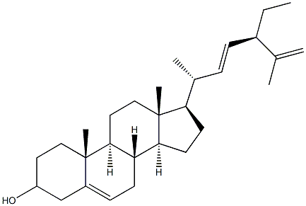 Stigmasta-5,22,25-trien-3-ol 结构式