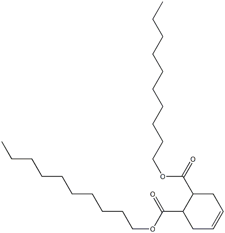 4-Cyclohexene-1,2-dicarboxylic acid didecyl ester 结构式